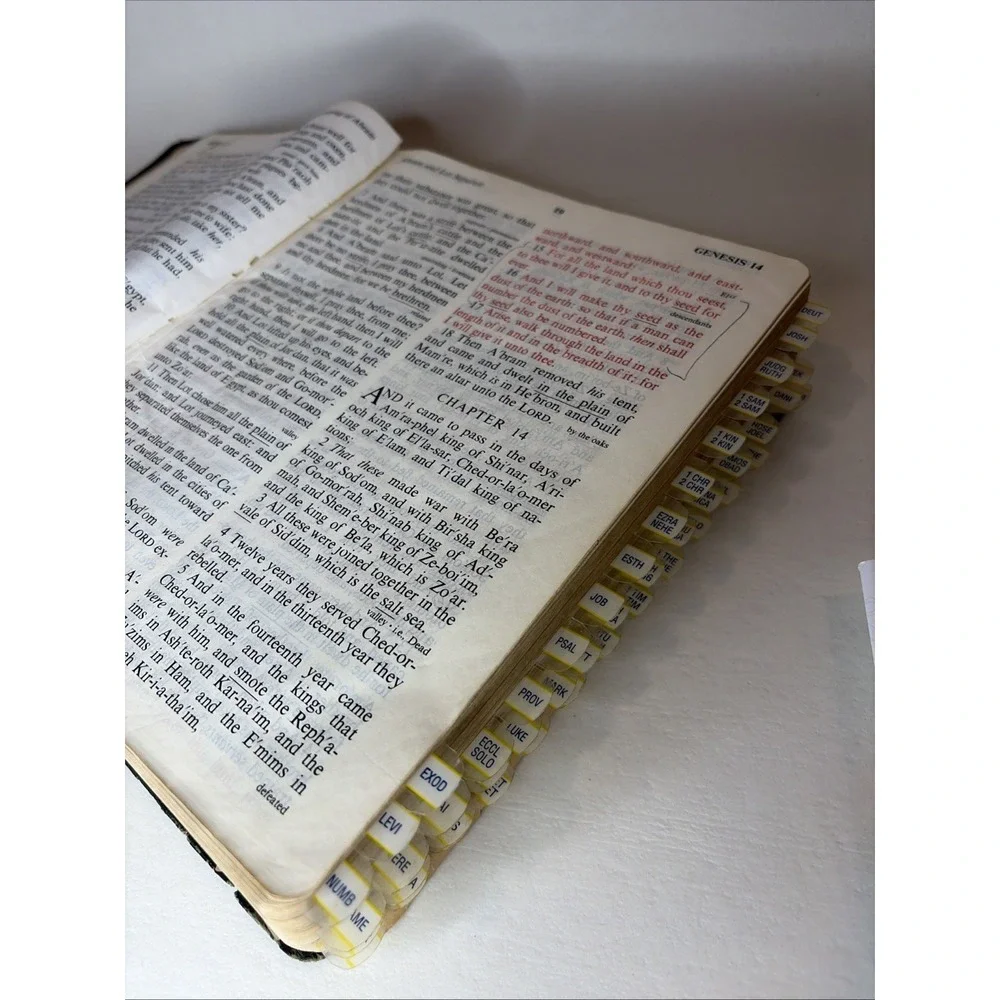 The King James Red Letter Bible In Touch Ministries Study Edition, W/ Dividers